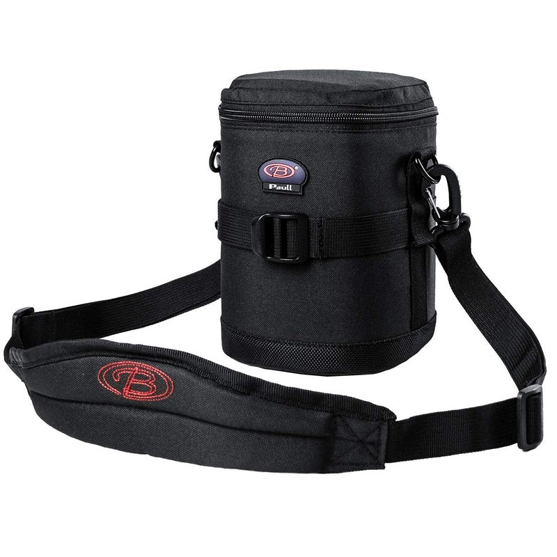 BPAULL Camera Lens Case DSLR Camera Lens Bag Fits for Canon Nikon Pentax Sony Olympus Panasonic and Other Camera Lens - Image 1